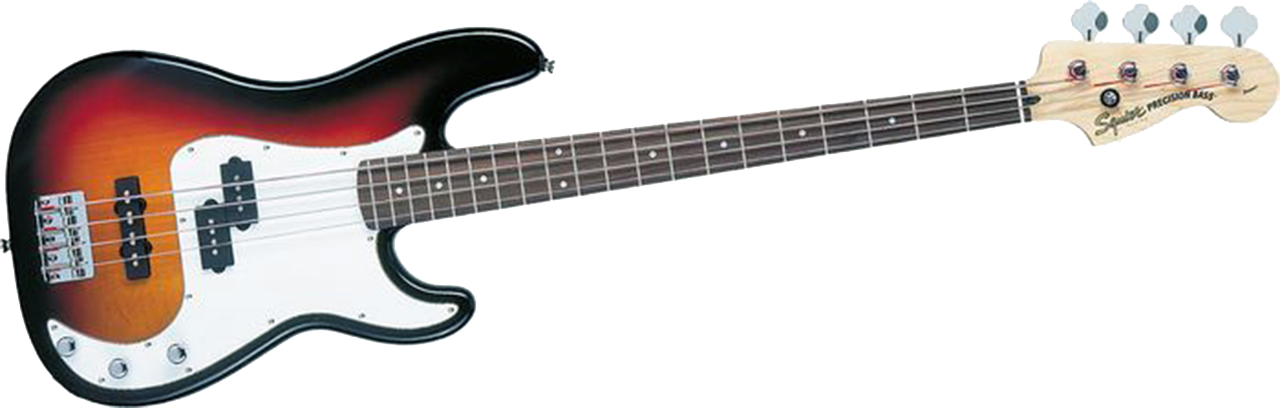 3-color sunburst bass guitar