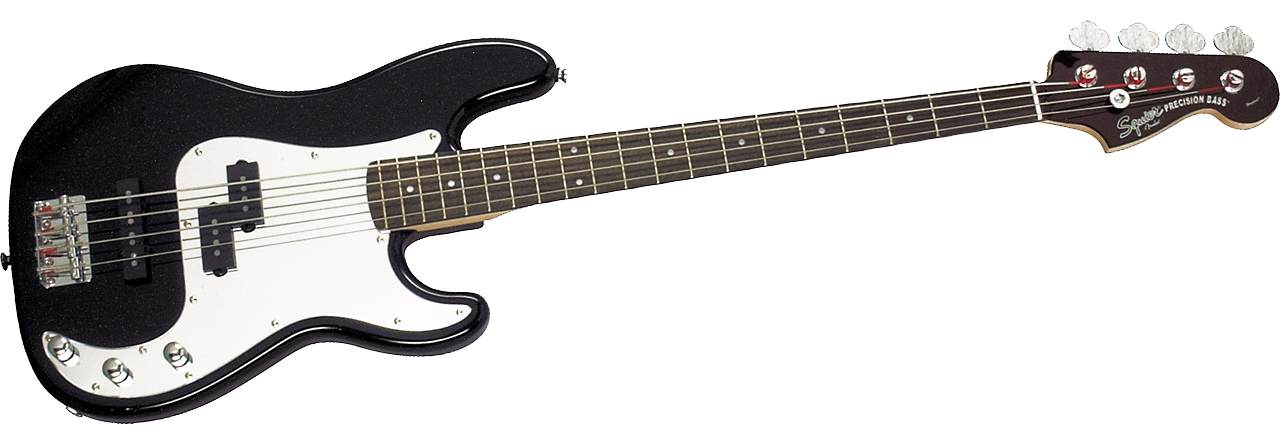 black and chrome bass guitar - special edition