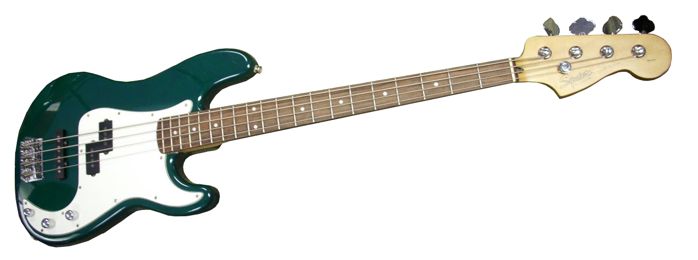 british racing green bass guitar